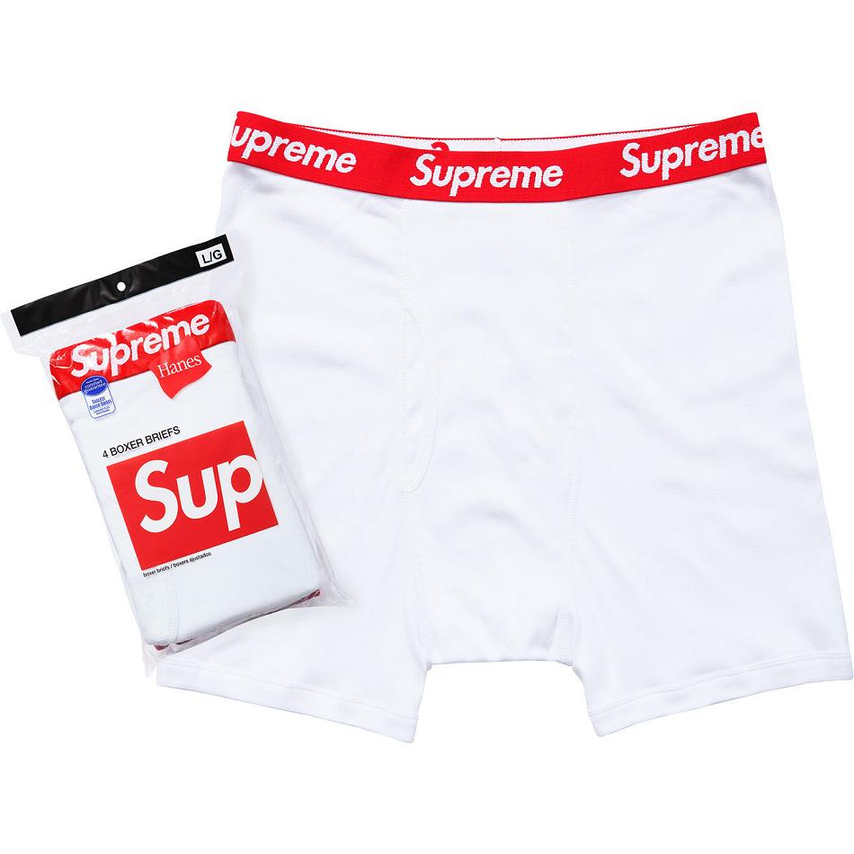 Supreme Hanes® Boxer Briefs (4 Pack) εσωρουχα ασπρα | GR490PQ