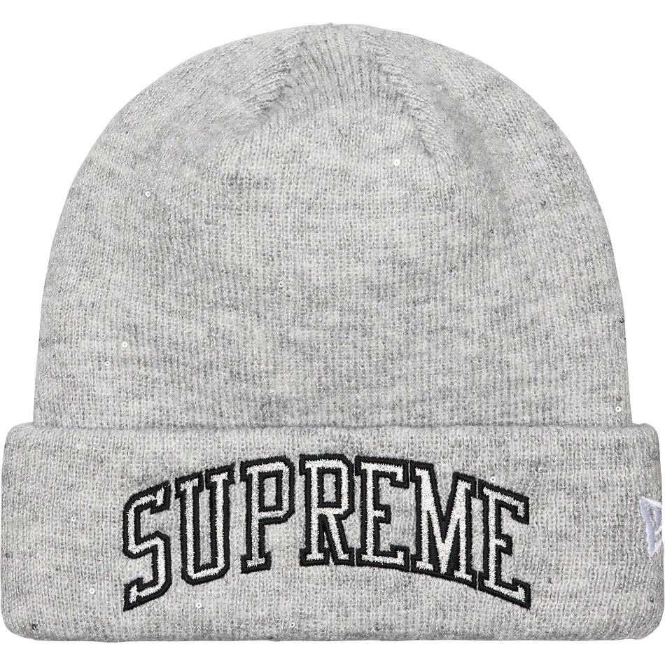 Supreme New Era® Metallic Arc Beanie καπελα γκρι | GR443GL