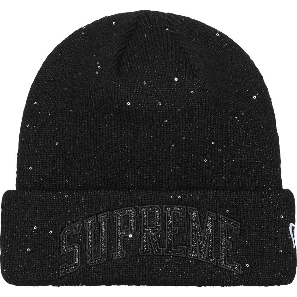 Supreme New Era® Metallic Arc Beanie καπελα μαυρα | GR445JJ