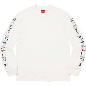 Supreme AOI Icons L/S Top Πουλόβερ ασπρα | GR276RW