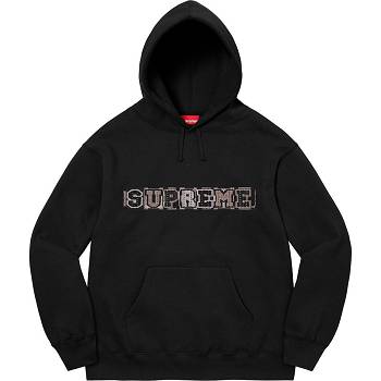 Supreme Beaded Κουκουλοφόρος Φούτερ μαυρα | GR316KI