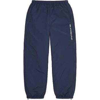 Supreme Full Zip Baggy Warm Up Pant παντελονι σκουρο μπλε | GR161LH