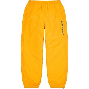 Supreme Full Zip Baggy Warm Up Pant παντελονι κίτρινα | GR162ZG