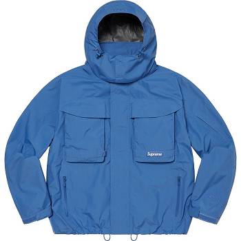 Supreme GORE-TEX PACLITE® ελαφρια Shell μπουφαν μπλε | GR143QZ