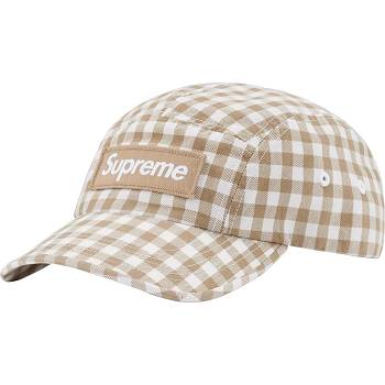 Supreme Gingham Camp Cap καπελα καφε | GR474ZG