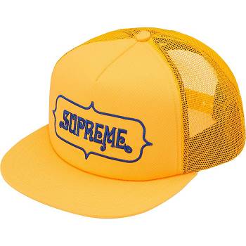 Supreme Highest Mesh Back 5-Panel καπελα κίτρινα | GR460YU