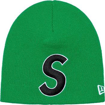 Supreme New Era® S Logo Beanie καπελα πρασινο | GR441DN