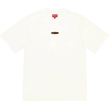 Supreme Oval Logo S/S Top Πουλόβερ ασπρα | GR252YU