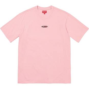 Supreme Oval Logo S/S Top Πουλόβερ ροζ | GR256PQ