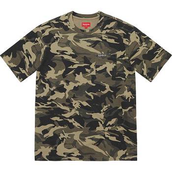 Supreme S/S Pocket Tee Πουλόβερ Ελιά καμουφλάζ | GR268CE