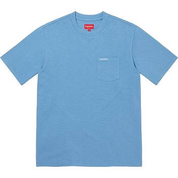 Supreme S/S Pocket Tee Πουλόβερ τυρκουάζ | GR275EX