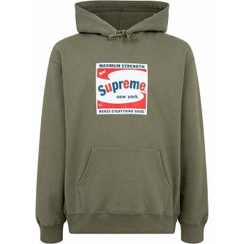 Supreme Shine New York φουτερ με κουκουλα πρασινο | GR124IS