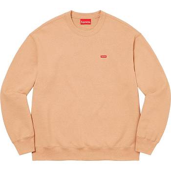 Supreme Small Box Crewneck Φούτερ πορτοκαλι | GR306IS