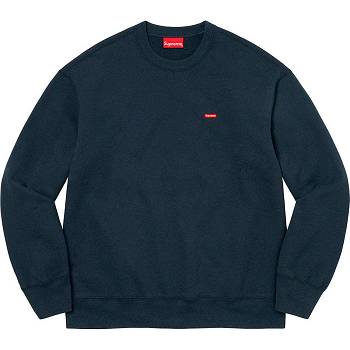 Supreme Small Box Crewneck Φούτερ σκουρο μπλε | GR307OR