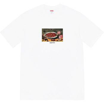 Supreme Strawberries Tee μπλουζακια ασπρα | GR341JJ