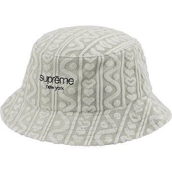 Supreme Terry Pattern Crusher καπελα γκρι | GR451VD